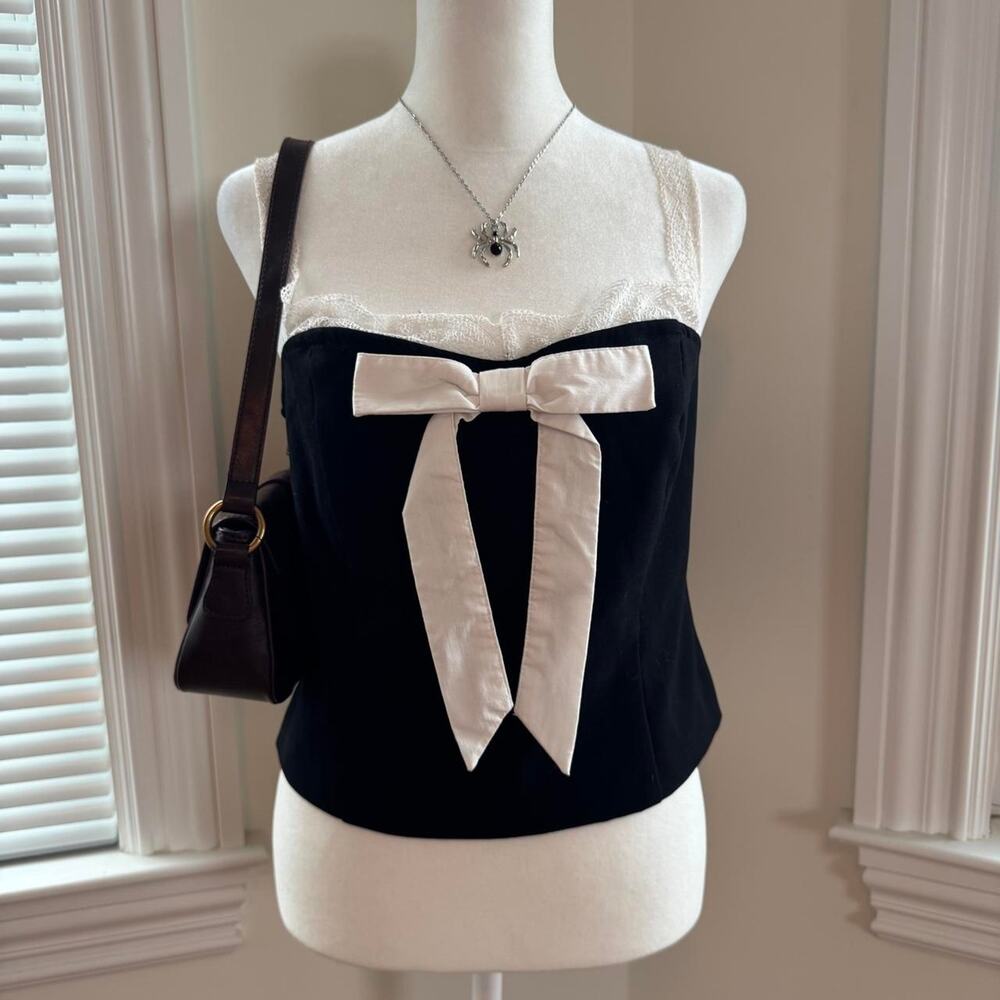 Forever 21 black corset top